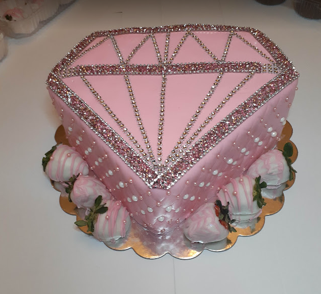 How To Make A Diamond Cake