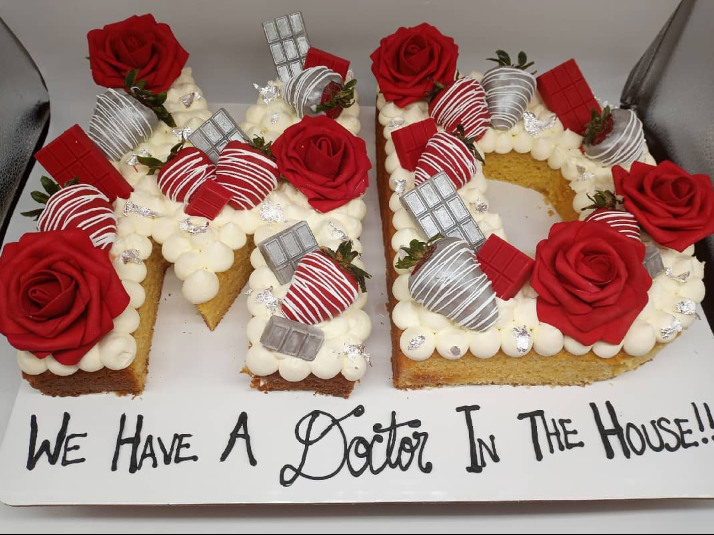 Letter Cake Mouthful of Cakes