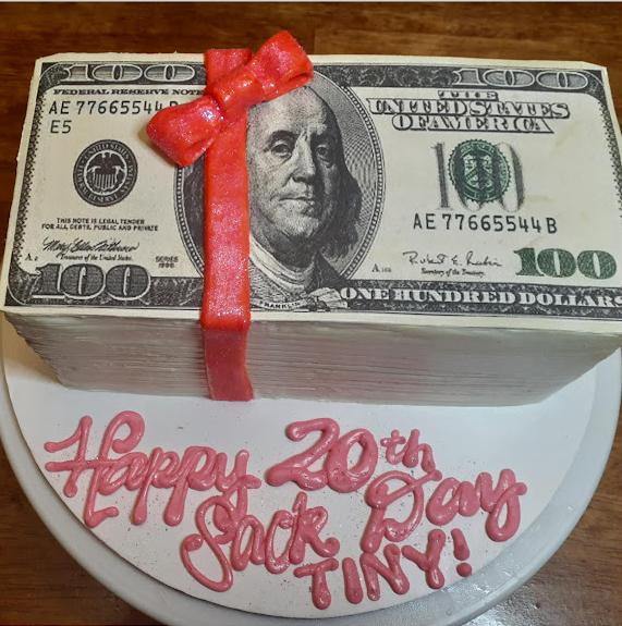 Money 100 Dollar Bill Face Edible Cake Topper Image Face Money Edible Cake  Money