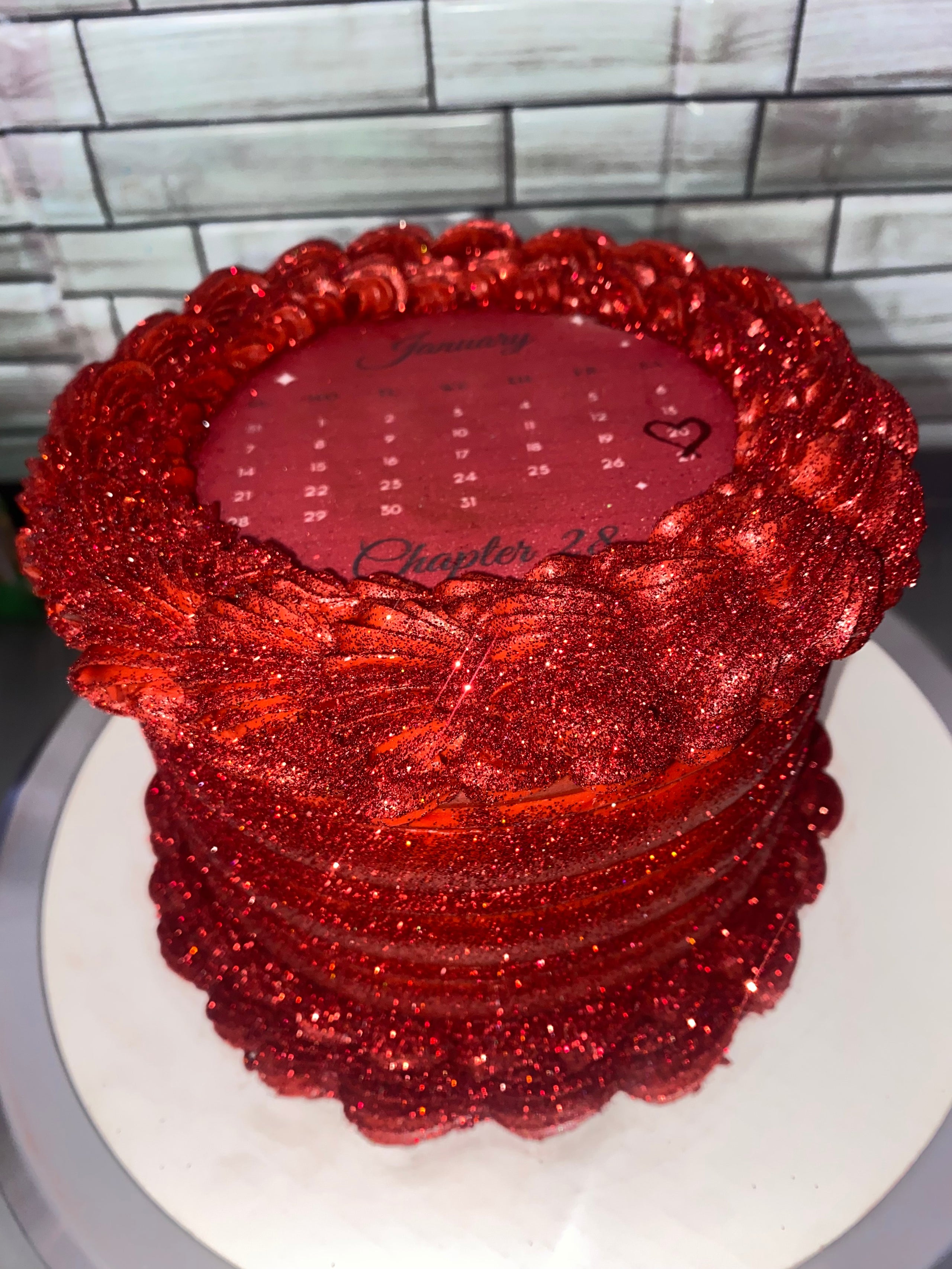 Calendar Cake Mouthful of Cakes